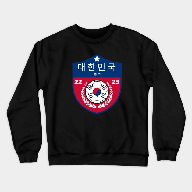 South Korea Football Crewneck Sweatshirt by footballomatic